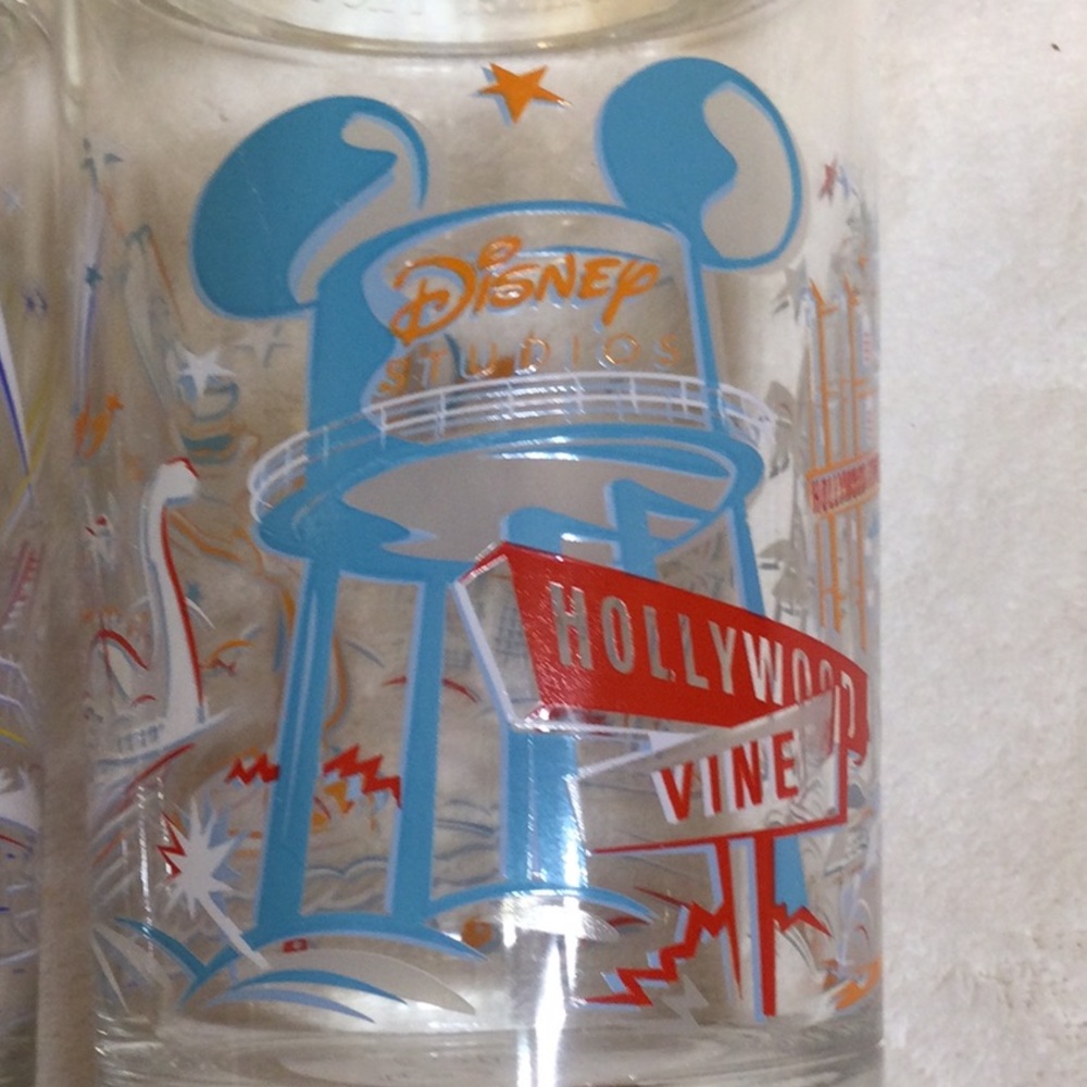 DISNEY McDonalds Anniversary Glasses 4 Count Vintage Mickey Goofy Donald Duck - Picture 3 of 16